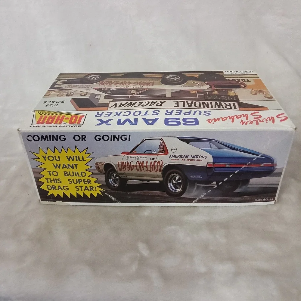 Jo-Han 69 AMX Super Stocker Shirley Shahan Drag-On-Lady 1/25 Model Kit C-3069